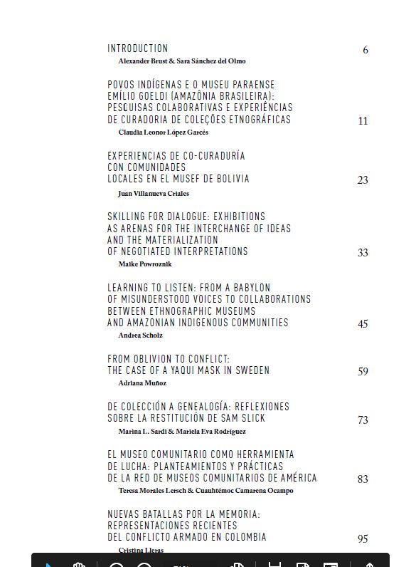 table of contents issue 81